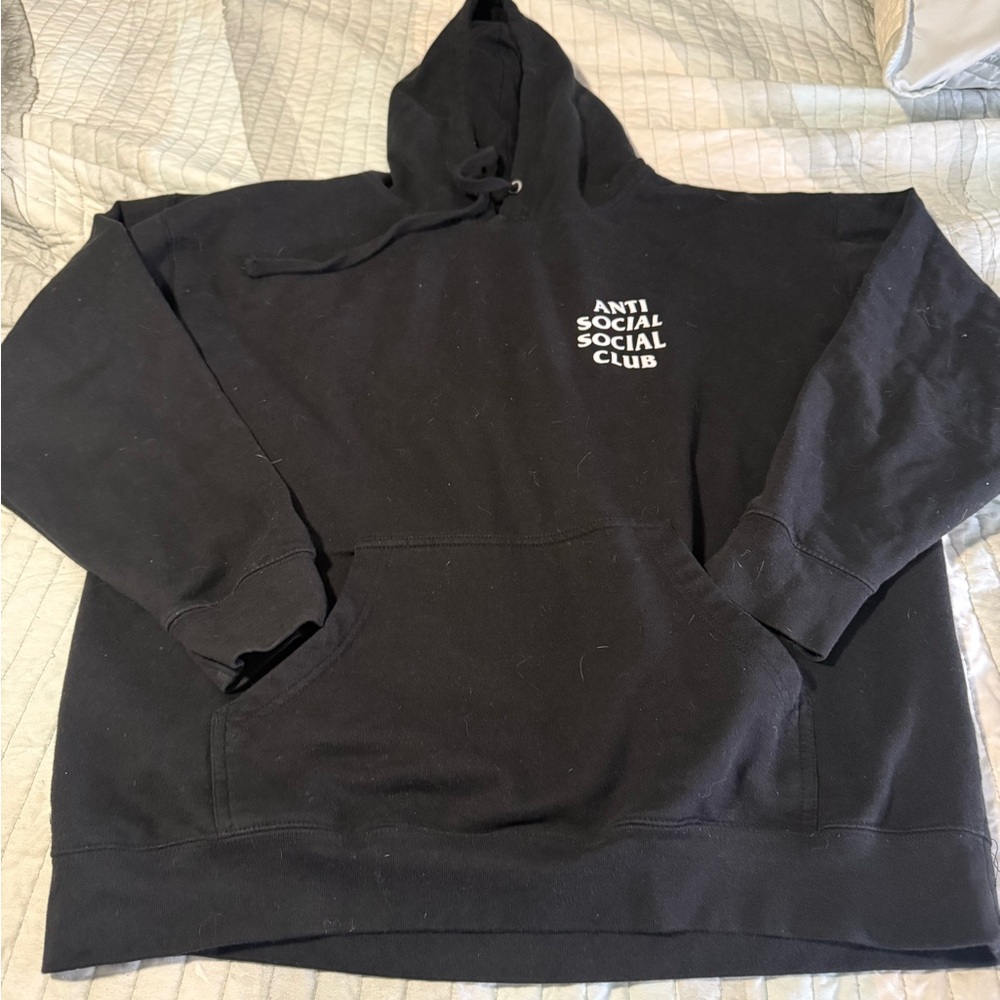 Anti Social Social Club Black Hoodie XL